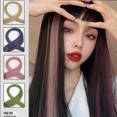 thumbnail image 2 of 50cm resaltado Color degradado largo recto extensiones de pelo Clip peluca pieza para las mujeres Gao Jiahui  unisex, 2 of 2