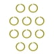 thumbnail image 2 of Inteprter 10 piezas de artículos limpios y ordenados-anillos de carpeta de hojas sueltas para tarjetas documentos de papel y álbumes de amarillo diámetro 27mm 10Conjunto, 2 of 6