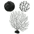 thumbnail image 4 of Unique Bargains 1 Pcs Colorful Coral Reef Decor Mini Faux Coral Decor for Aquarium Decorations Black 24.5x17.6cm, 4 of 6