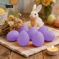 thumbnail image 2 of AURIGATE Easter Flocked Egg 2.55x3.74in, Foam Fluffy Colorful Easter Egg for DIY Craft, Home Decor, Easter Egg Hunt, Spring Holiday Party Supplies, 2 of 6
