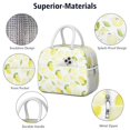 thumbnail image 4 of Lunch Bag Lunch Box for Women Reusable Insulated Lunch Bags,Water-Resistant Lemon Print Cooler Lunch Tote Bag, Large Capacity for Work Travel Picnic, 4 of 6