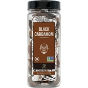Soeos Black Cardamom 6oz, NON GMO Verified, Kosher, Asian ans India Cooking Spice, Freshly Dried Cardamom.