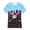 Blue Baseball Ice Cream Drip, variant on Boys Halloween T-Shirts 3D Ghost Graphic Tees Kids Tie Dye Short Sleeve Shirts Size 4-14