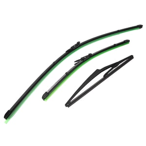Accessoire pour voitures,3pcs Pare-brise Essuyage Essèche-vent Wiper Wiper Blade Streamlined Design