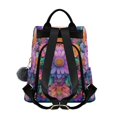 thumbnail image 2 of FORMRS Women's Travel Backpack Purse Anti-Theft Hidden Pockets Casual Shoulder Bag, Light Purple Flowers, 2 of 7