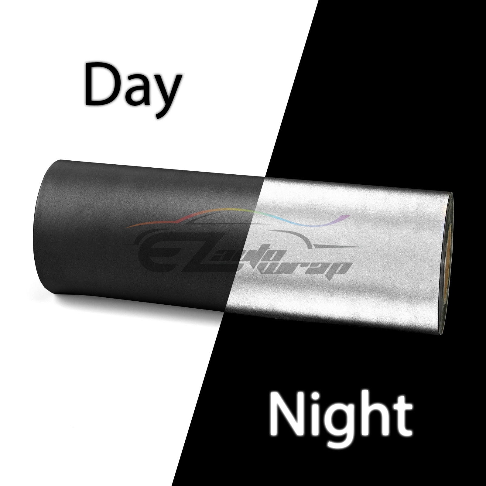 ESSMO™ Reflective Black Silver Heat Transfer Vinyl HTV T-Shirt 20" Wide Roll Iron Heat Press RT02 20"x120"