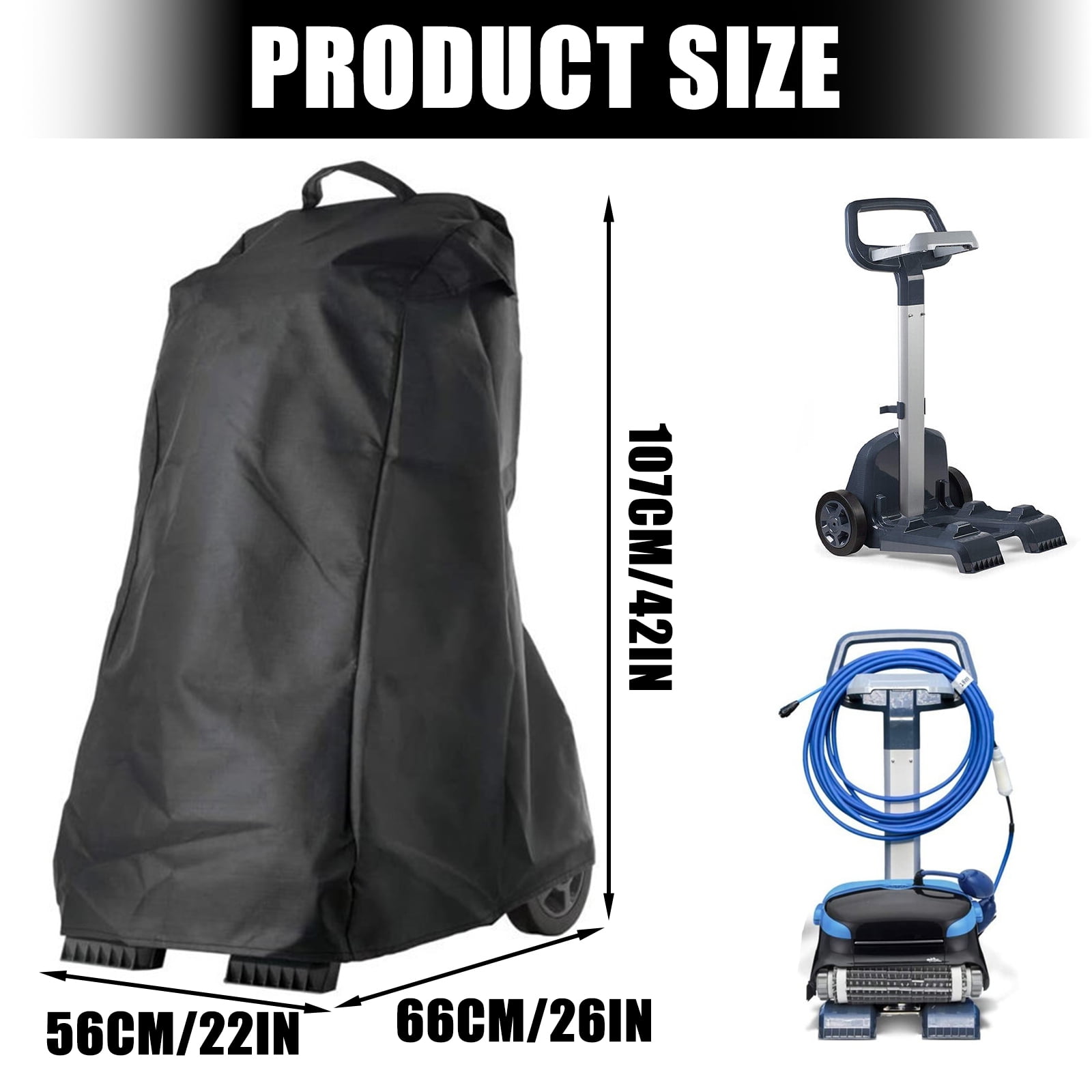 Pool Cleaner Caddies Cover Replacement Pool Caddies Robotic Pool Cleaner Robot Customs Protective Cover Weather Proof