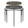 thumbnail image 4 of Wicklow Wood 2-Piece Coffee Table Set, Gray, 4 of 5