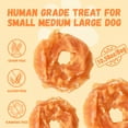 thumbnail image 5 of Pawmate Chicken Jerky Dog Treats, Chicken Jerky Rings for All Dogs, 23 ct Packet, 5 of 12