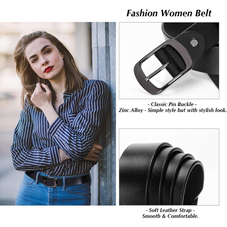 Fashion Womens Leather Belt, Soft Leather Waist Belt with  display picture 1