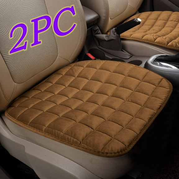 Car Seat Cushion 2 Pack Soft Car Seat Covers with Storage Pocket Vehicle Driver Seat Pad Seat Cushion for Car Cushions for Driving Universal Seat Protector Cover for Truck Car Suv Home Office Chair