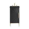 thumbnail image 6 of Modway Awaken 18" Solid Wood and MDF Bathroom Vanity in Black, 6 of 7