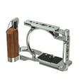 thumbnail image 1 of Aluminum Alloy & Wooden Camera Cage Kit for Nikon Z R Mirrorless, Full Body Protective Frame with Quick-Release Plate, Ergonomic Grip, Versatile Expansion Mounts for Filmmaking & Vlogging, 1 of 8