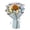 Blue#040, variant on Cthrlog Handmade Knitted Sunflower Bouquet with Smile Face – Yarn Artificial Flower Gift for Mother’s Day & Graduation, Soft Textile Home Decor, Blue