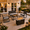 Gray, variant on 4 Piece Outdoor Patio Furniture Set, Noelse Wicker Conversation Set with 2 Rocking Chairs, Glass Coffee Table & Removable Cushions, Black
