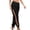 Black, variant on Manxivoo Yoga Pants Ladies Summer Yoga Leisure Low Waist Slit Wide Leg Yoga Light Comfortable Flared Pants Women's Pants Black L