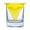 Yellow, variant on Whiskey Wedge + Glass Ice Film Whisky Glass Layered Glass