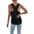 thumbnail image 2 of free people fp movement womens very varsity ribbed tank top black s, 2 of 5