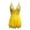 a-Yellow6014, variant on VNKIDY Women Sleepwear Satin Chemise Lace Trim Nightgown Deep V Neck Spaghetti Strap Sleeveless Lingerie Dress Featuring Bow Detail Elegant Seductive Sleepwear Casual Pjs