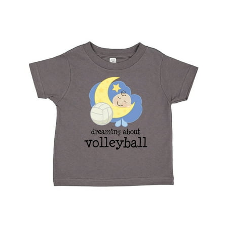 

Inktastic Dreaming About Volleyball Gift Toddler Boy or Toddler Girl T-Shirt