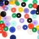 thumbnail image 4 of Paquete de 100 botones a , rico y botones de plástico T5 sin costuras, cierre para pañales de tela para bebés, elaboración de baberos Hugo Botones de resina de resina de botón, 4 of 8
