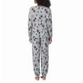 thumbnail image 2 of Disney Women's Mickey Mouse 2-Pc Printed Long Sleeve Soft Jersey Pajama Lounge Set (Gray, M), 2 of 2
