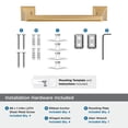 thumbnail image 3 of Amerock Mulholland Champagne Bronze 9 inch (229mm) Towel Bar, 3 of 5