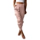 thumbnail image 3 of Gibobby pantalones de yoga Pantalones casuales con bolsillo en la cintura elástica de satén para mujer (Rojo, L), 3 of 5