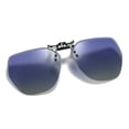 thumbnail image 1 of Gafas de sol polarizadas con Clip para hombre y mujer, lentes de sol abatibles hacia arriba, con borde de corte cuadrado, visión nocturna para conducir, gafas de pesca, 1 of 6