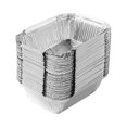 thumbnail image 1 of 50Pcs Disposable Bbq Aluminum Foil Pans Take-Out Food Containers Rectangle Lunch Box Grill Catch Tray Kitchen Supplies, 1 of 7