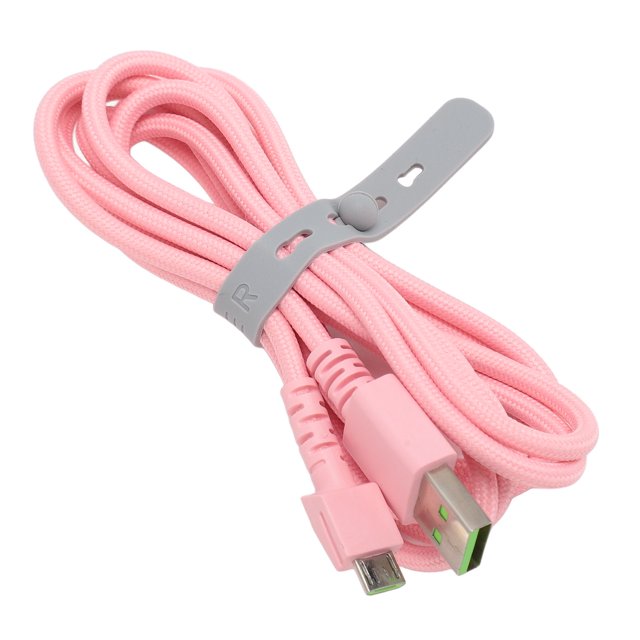 USB Charging Cable For Naga Pro Mouse, 5.9ft USB Braided Mouse Charging Cable Replacement For Naga Pro, For V2 Pro, For Basilisk Mouse And More