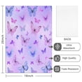 thumbnail image 2 of 6 Pcs Funny Kitchen Towels,Purple Butterfly Pattern Microfiber Dish Towels,Kitchen Tea Towels,Kitchen Towel Set (18" X 26"), 2 of 7