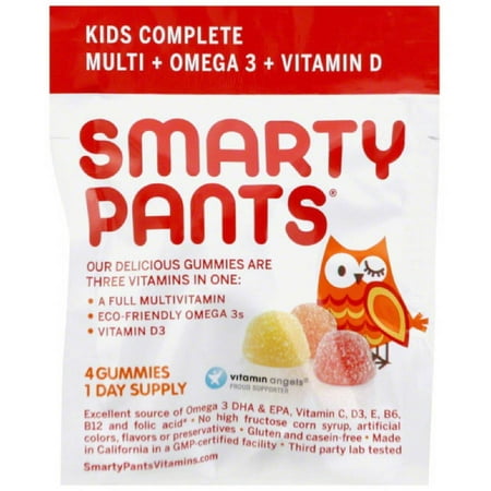 Smarty Pants multivitamines - Complete - Gummy - Enfants, 0,46 OZ (paquet de 15)
