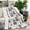 Boston Terrier Puppy, variant on Bulldog Dog and Footprints Blanket,Comfortable Soft Flannel Throw Blanket,All Season,Warm Lightweight Blankets for Sofa Bed Couch Living Room Chair,40"x50"(100x130cm)