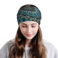 thumbnail image 6 of Yiaed Mandala Print Multifunction Beanie Hats for Women Men Slouchy Knit Beanie Hat Winter Hat Scarf Stretch Skull Cap, 6 of 8