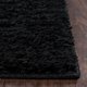 Mainstays Traditional Solid Black Shag Indoor Area Rug, 5' x 7 ...