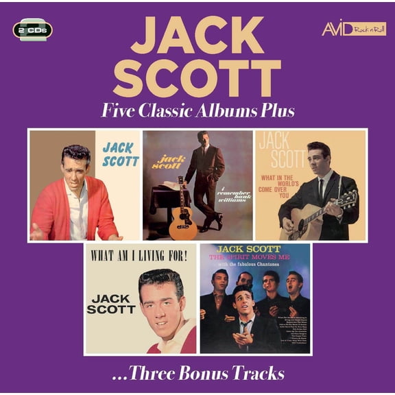 Jack Scott Five Classic Albums Plus (CD) Album