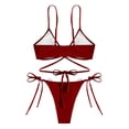thumbnail image 4 of WILLBEST Traje de Baño Dama conjunto de Bikini de Mujer Tanga Bikini de Dos Piezas Traje de Baño Ajustable Sexy Traje de Baño con Anillo, 4 of 4