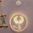 thumbnail image 4 of Christmas Lights 3D Hanging Lights Modeling Bedroom Holiday Decoration Window Star String Lights Home Decoration, 4 of 6