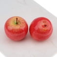 thumbnail image 3 of Faux Red Apples Artificial Apple Model Fake Simulation Lifelike 6 PCS Fruits Set for Home Kitchen Wedding Party Decoration Photography Props, 3 of 3
