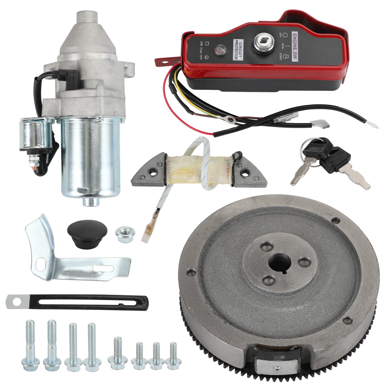 Starter Motor And Flywheel