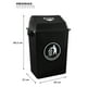 thumbnail image 3 of Bote para Basura AGBOX con Tapa 40L Negro, 3 of 5
