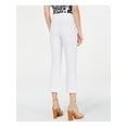 thumbnail image 2 of INC Womens Skinny Leg Mid-Rise Dress Pants White 10, 2 of 4
