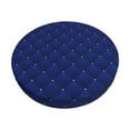thumbnail image 2 of Lsque Navy Blue Round Bar chair cushion covers Velvet Fabric Premium Comfort Protects from Scratches and Stains for 14-17 Inch Chair- 12 inch, 2 of 7