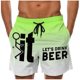 thumbnail image 1 of Augper Men's Slim Swim Shorts Printing Pockets Quick Dry Swimsuit Sports Swim Trunks, 1 of 4