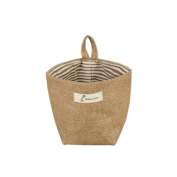 Panier de Rangement Suspendu en Jute