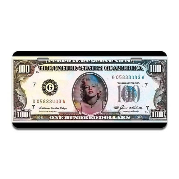 SignMission A-LP-03-379 Monroe Currency Aluminum License Plate