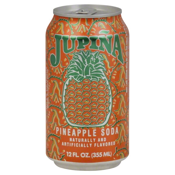 Jupina Pineapple Soda, 12 fl oz - Walmart.com - Walmart.com