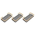 thumbnail image 3 of Shower Shelf Basket, Shower Storage Rack 3 Layers Punch Free Anticorrosion Aluminum  For Home Black,Black Gold, 3 of 8