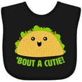 thumbnail image 3 of Inktastic Taco Bout a Cutie Cute Taco Pun Boys or Girls Baby Bib, 3 of 4